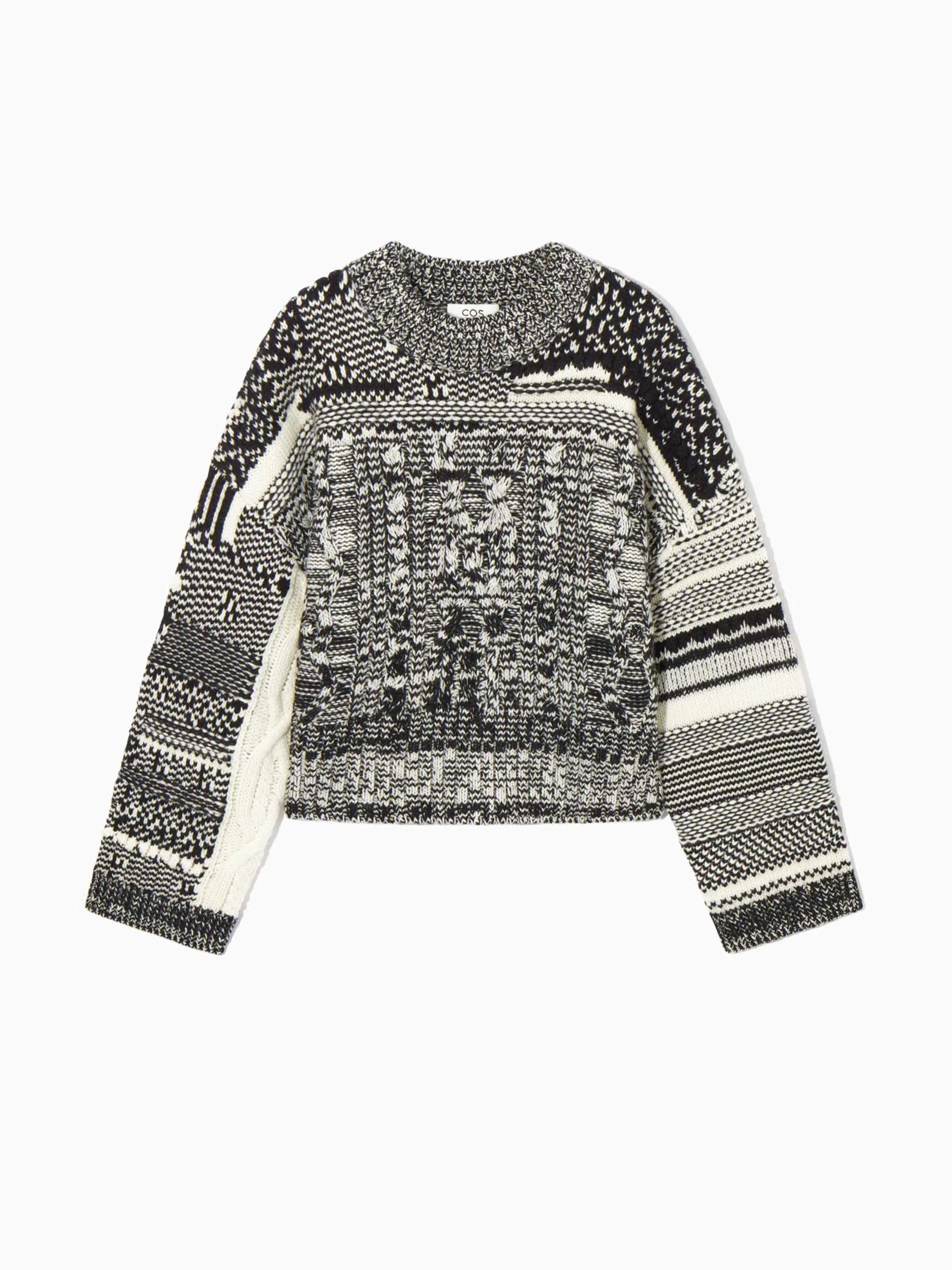 Fair isle wool and cashmere jumper