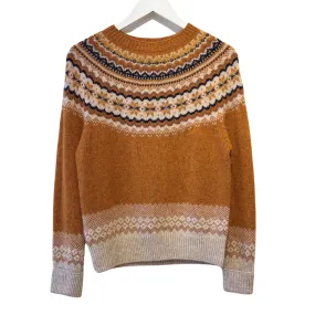 Fairisle Jumper - Vintage Orange