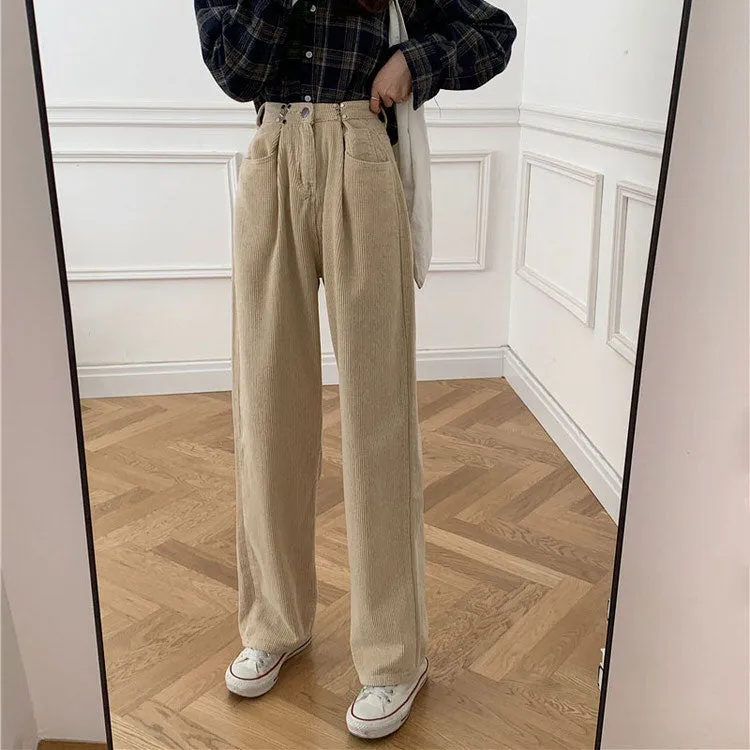 Fashionkova Minimalist Outfit Cord Pants