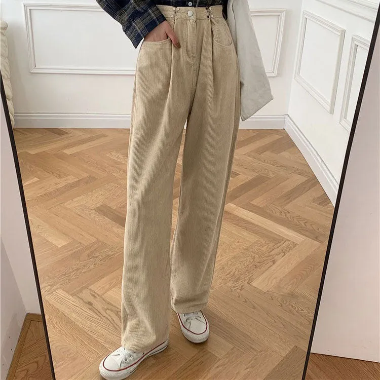 Fashionkova Minimalist Outfit Cord Pants