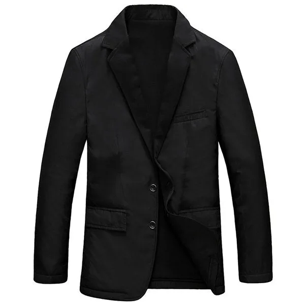 Fit Blazers for Men Stylish Business Suits Solid Color