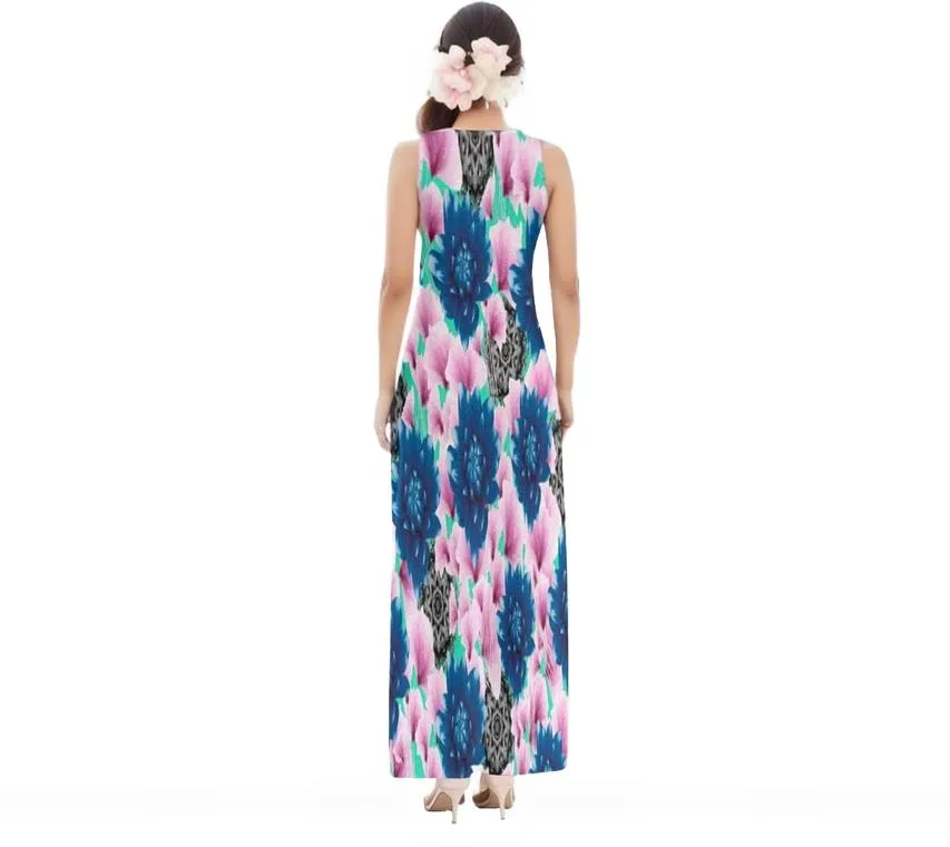 Floral Realm Vest Dress for Women