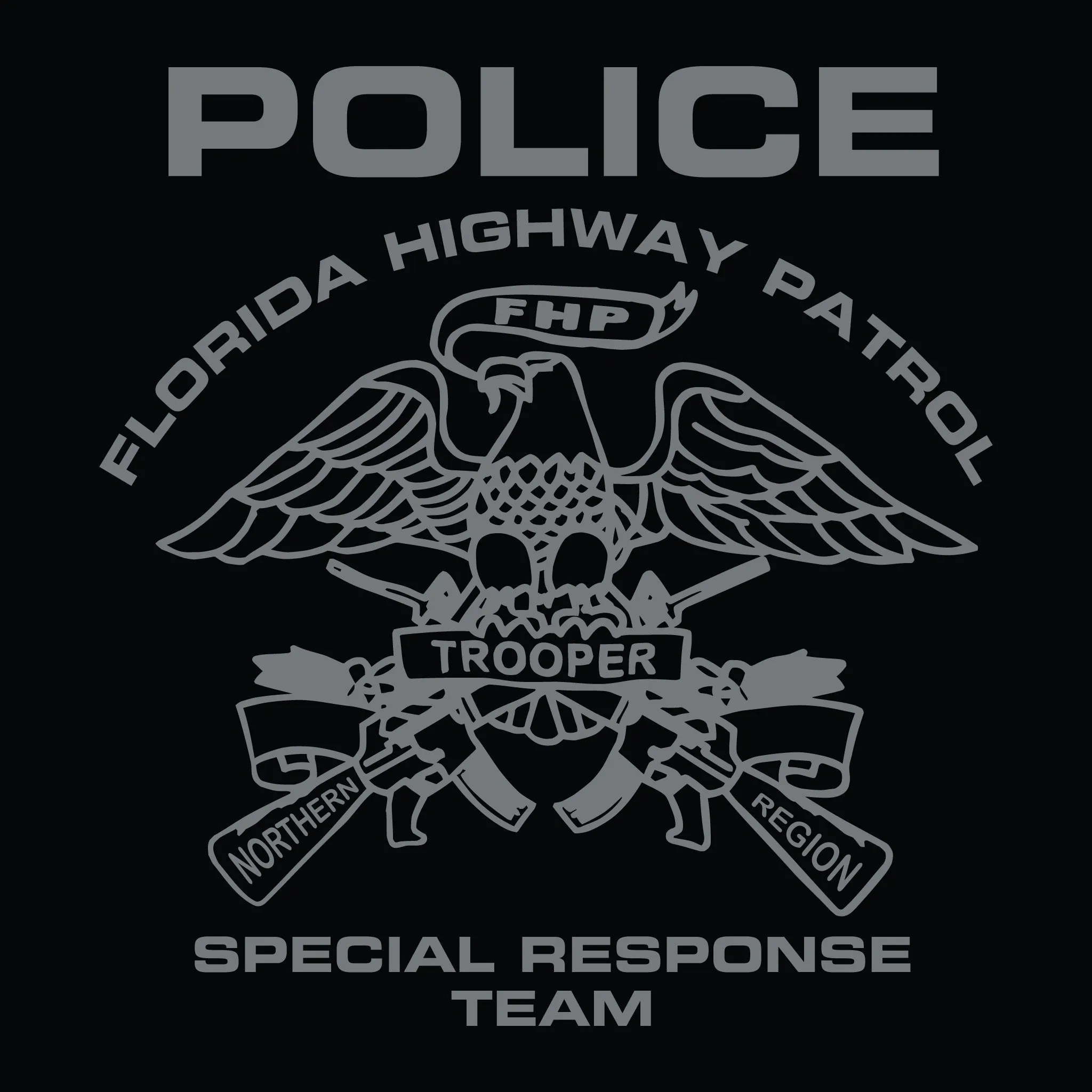 [FLORIDA HIGHWAY PATROL] SRT Utility Long Sleeve [BLK/GRY]