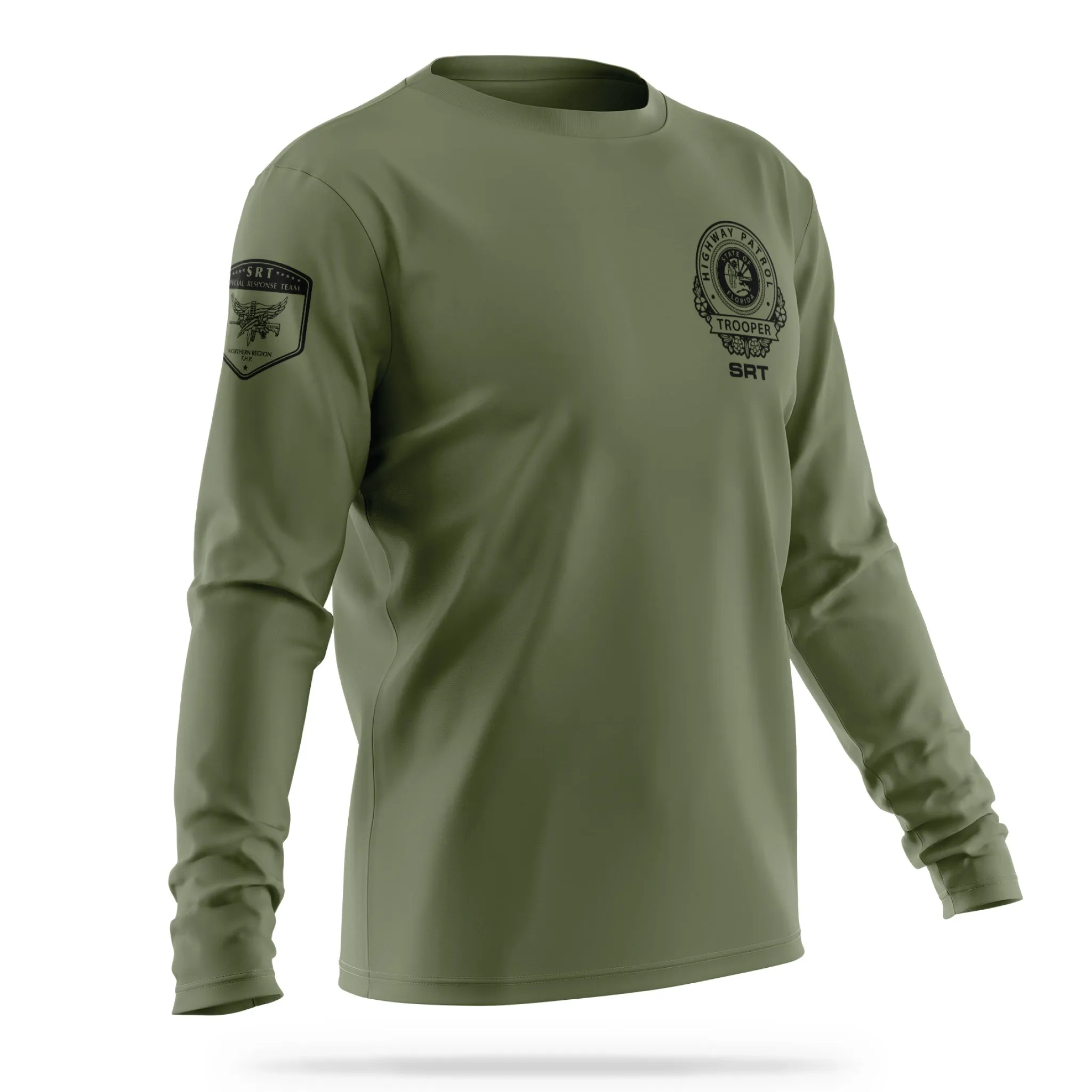 [FLORIDA HIGHWAY PATROL] SRT Utility Long Sleeve [GRN/BLK]