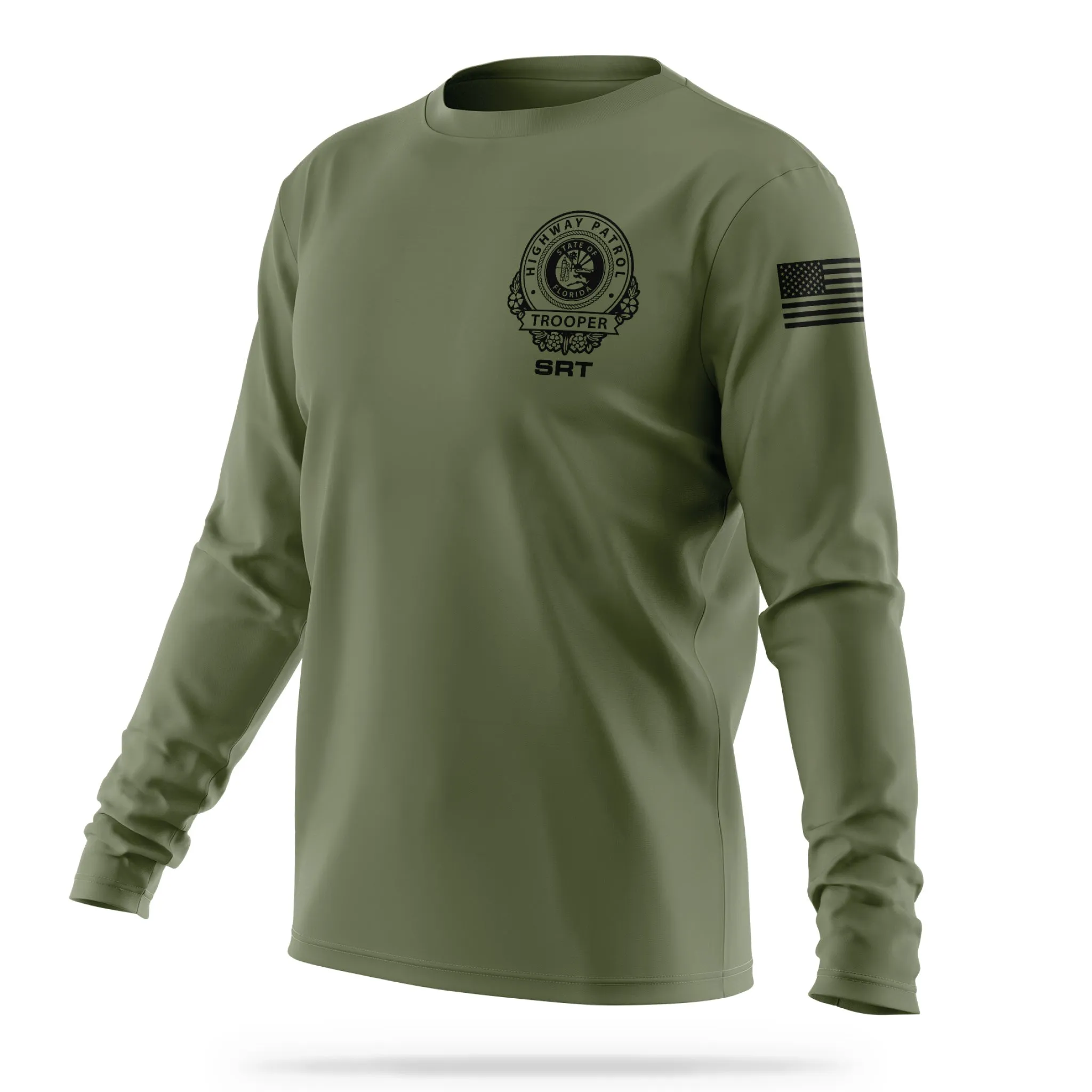 [FLORIDA HIGHWAY PATROL] SRT Utility Long Sleeve [GRN/BLK]