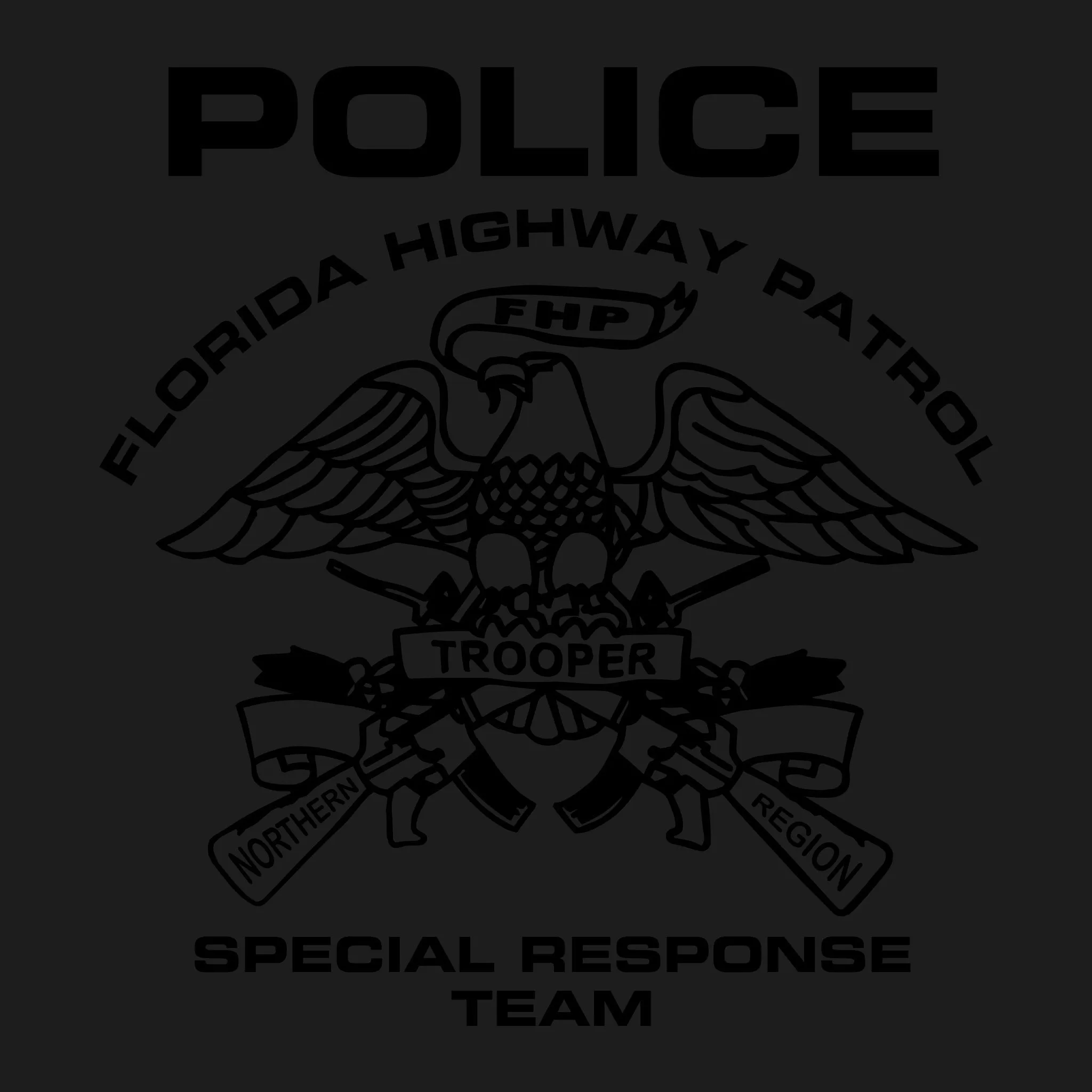 [FLORIDA HIGHWAY PATROL] SRT Utility Long Sleeve Shirt [BLK/BLK]