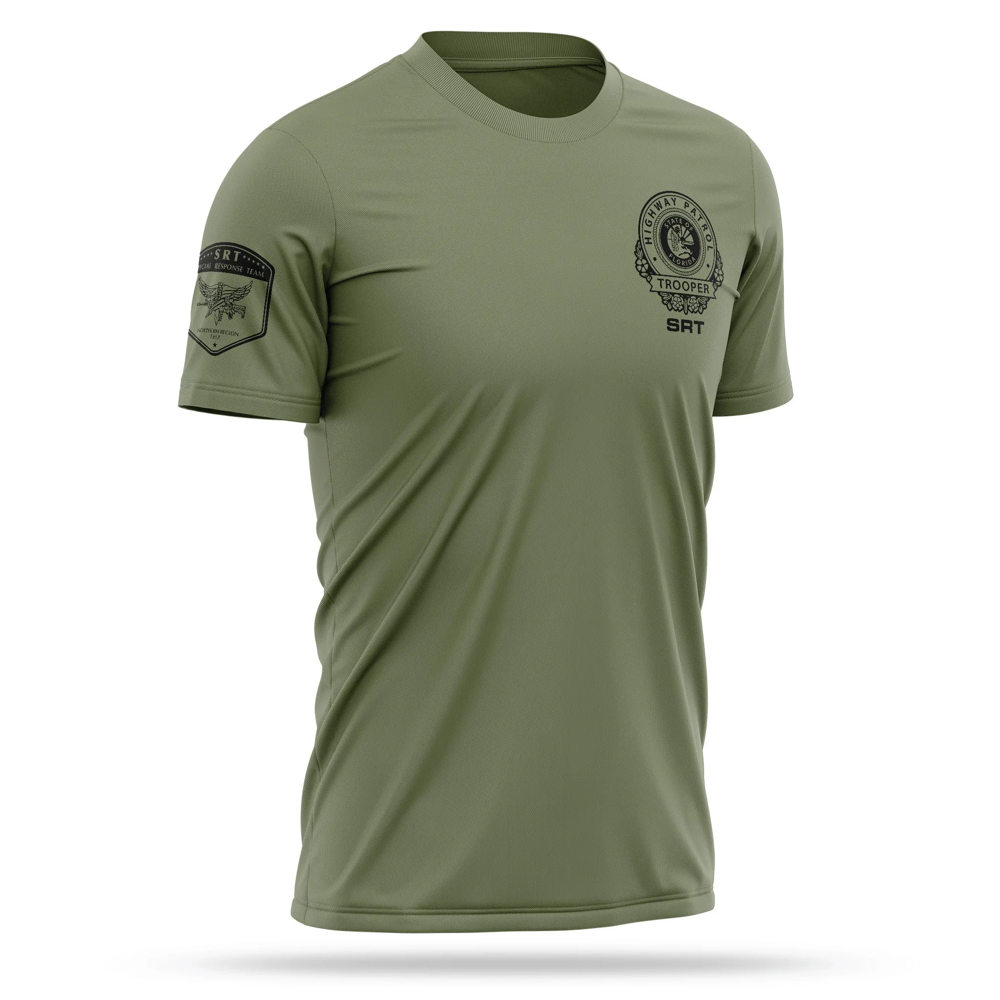 [FLORIDA HIGHWAY PATROL] SRT Utility Shirt [GRN/BLK]