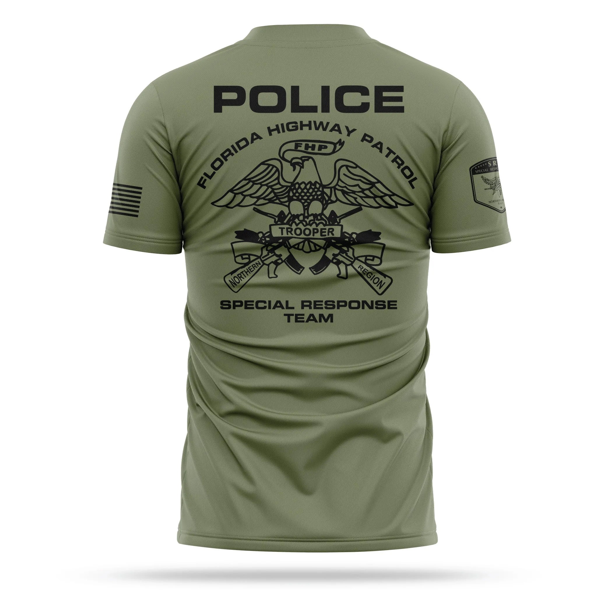 [FLORIDA HIGHWAY PATROL] SRT Utility Shirt [GRN/BLK]