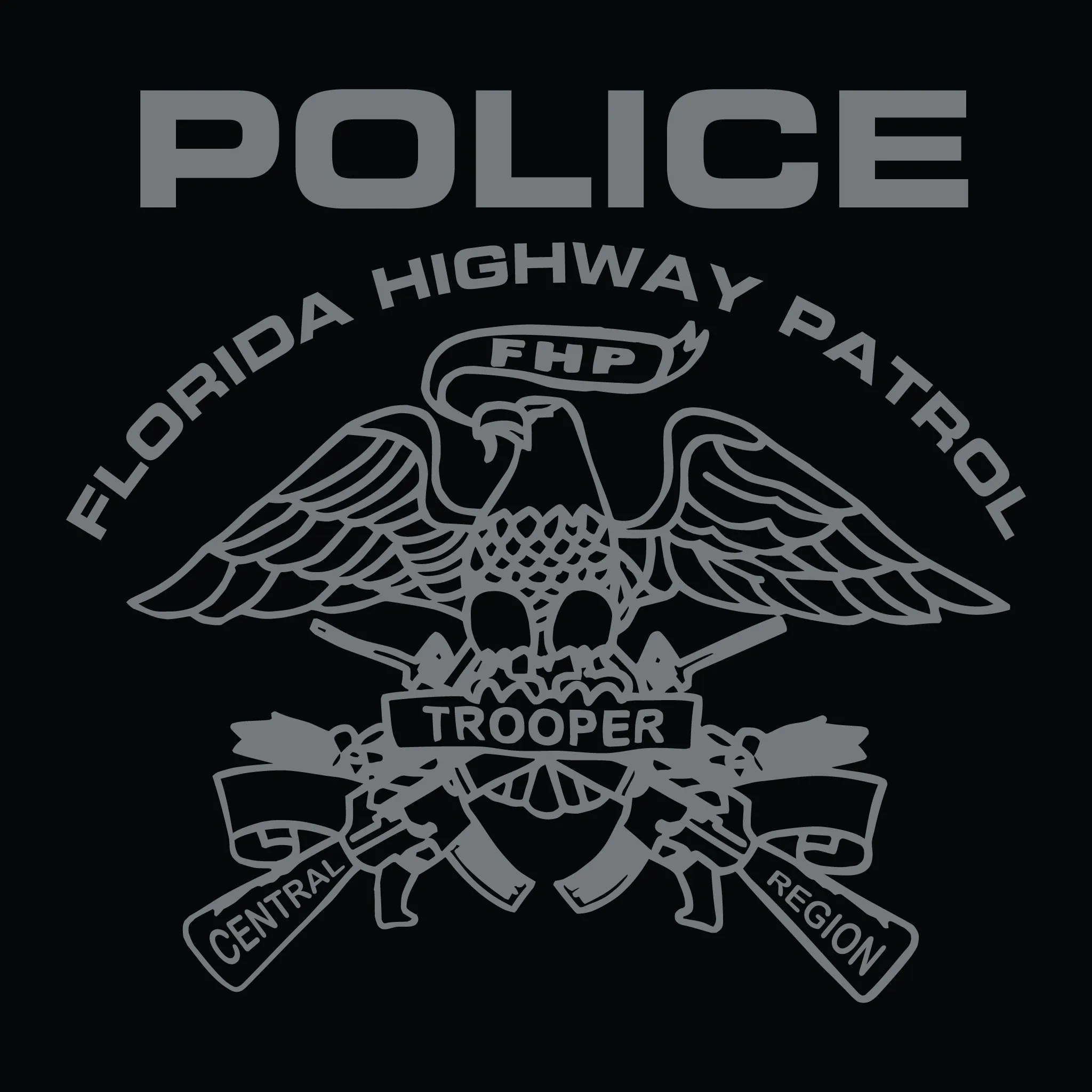 [FLORIDA HIGHWAY PATROL] Utility Short Sleeve [BLK]