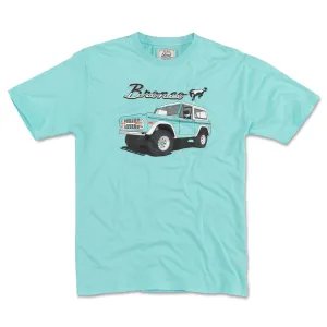 Ford Bronco Brass Tacks Tshirt - Aqua