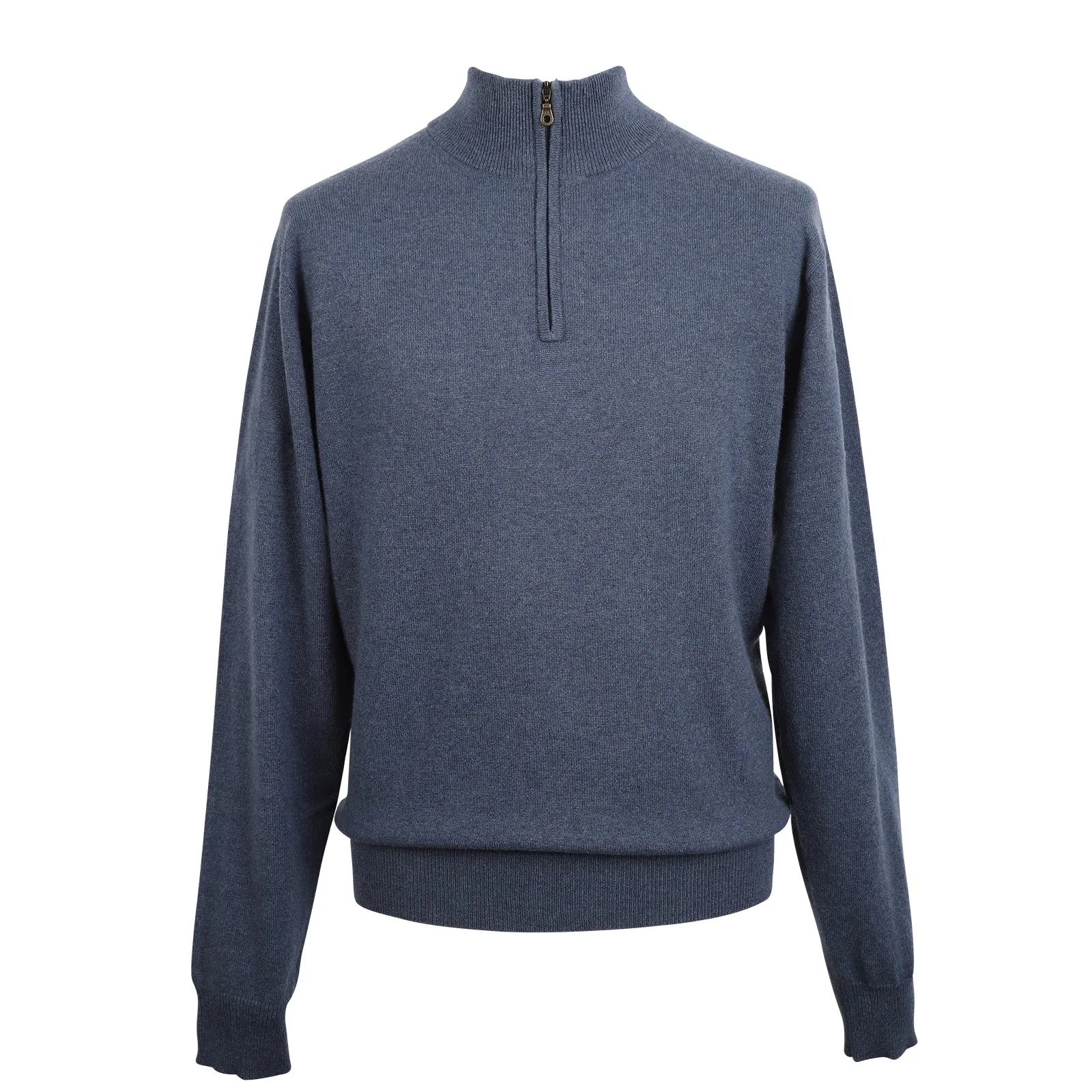 Gents 1/2 Zip Sweater Denim