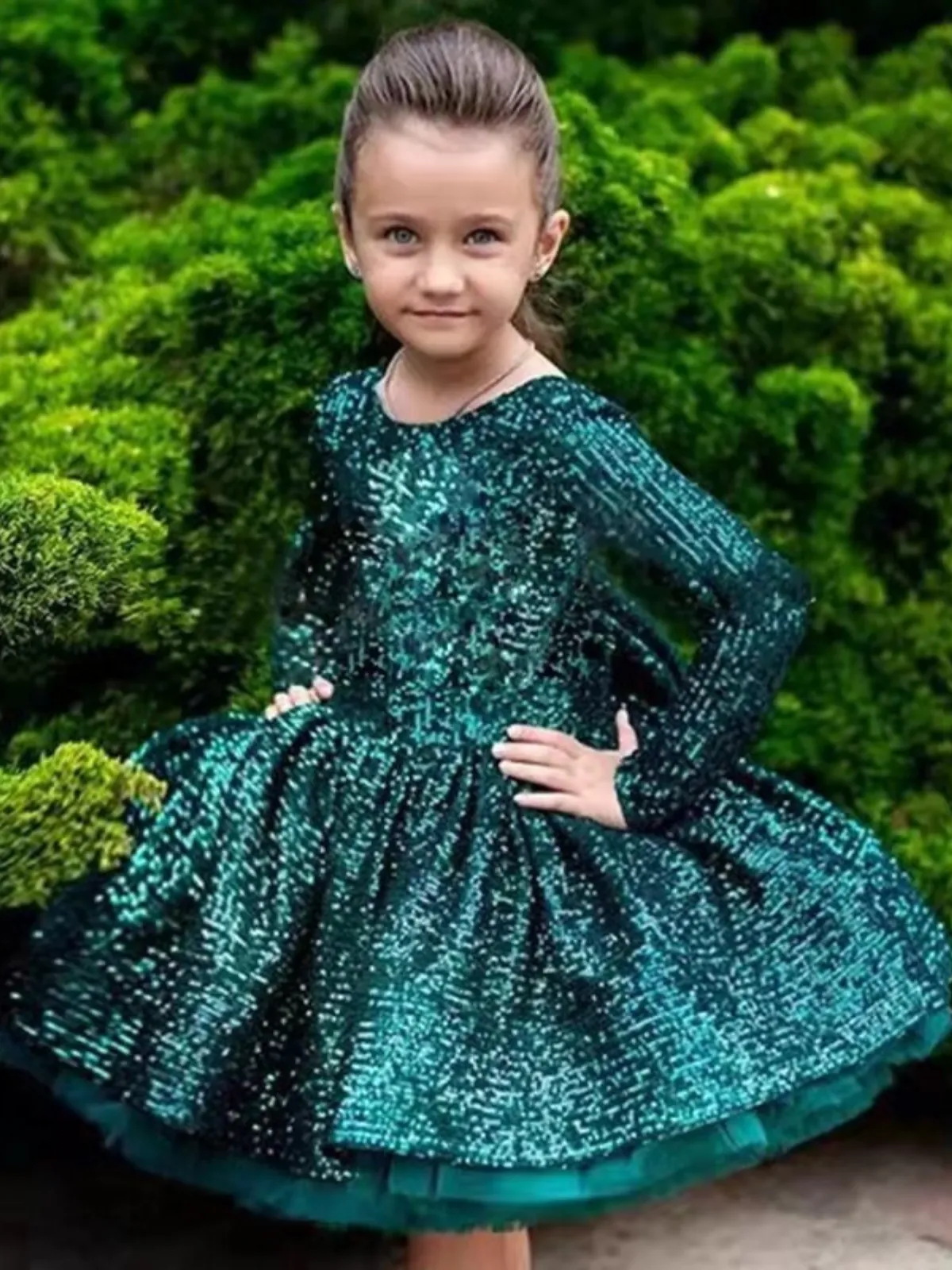 Glitzy Twirls Sequin Tutu Special Occasion Dress