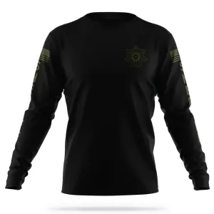 [HARRIS CO SO] Utility Long Sleeve Shirt [BLK/GRN]