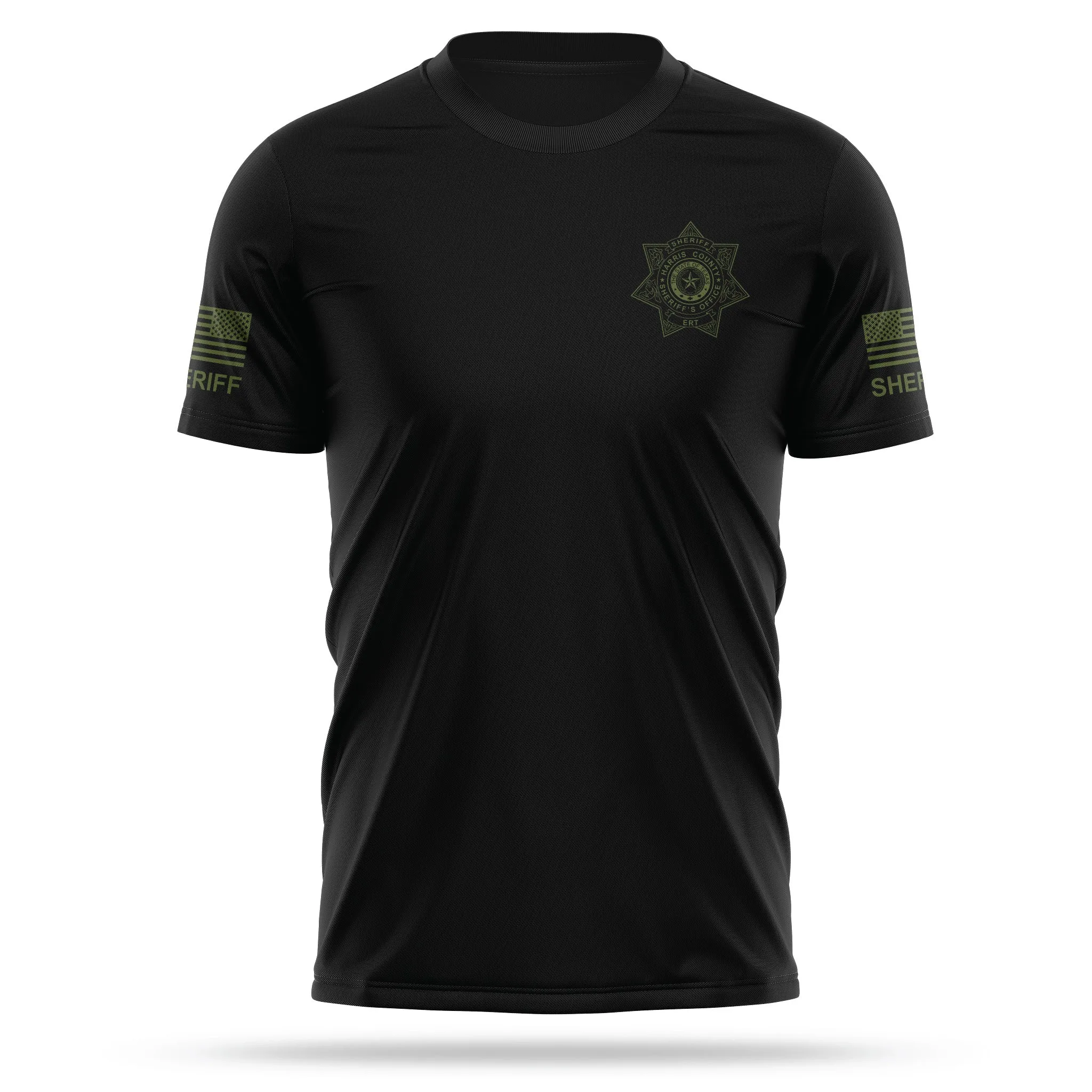 [HARRIS CO SO] Utility Shirt [BLK/GRN]