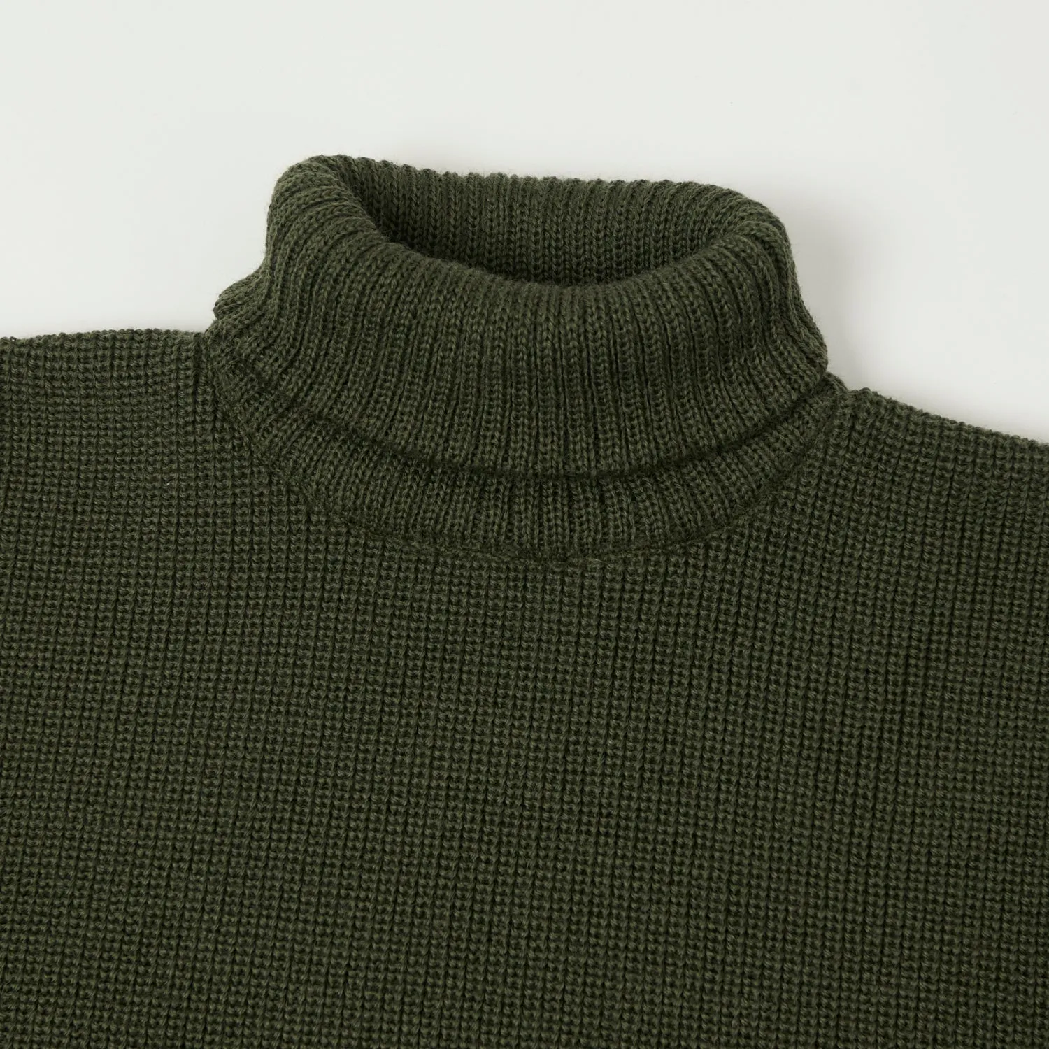 Heimat 'Rollkragen' U Boat Rollneck - Military Green