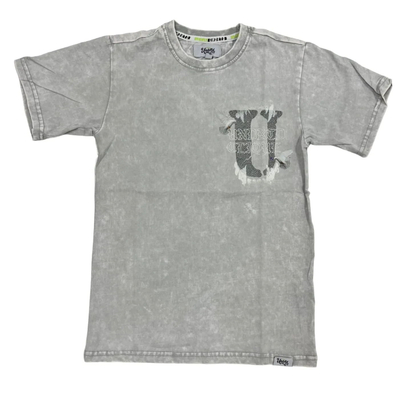 HIGHLY UNDRTD Clique Rolls Kid Vintage Washed Graphic T-shirt