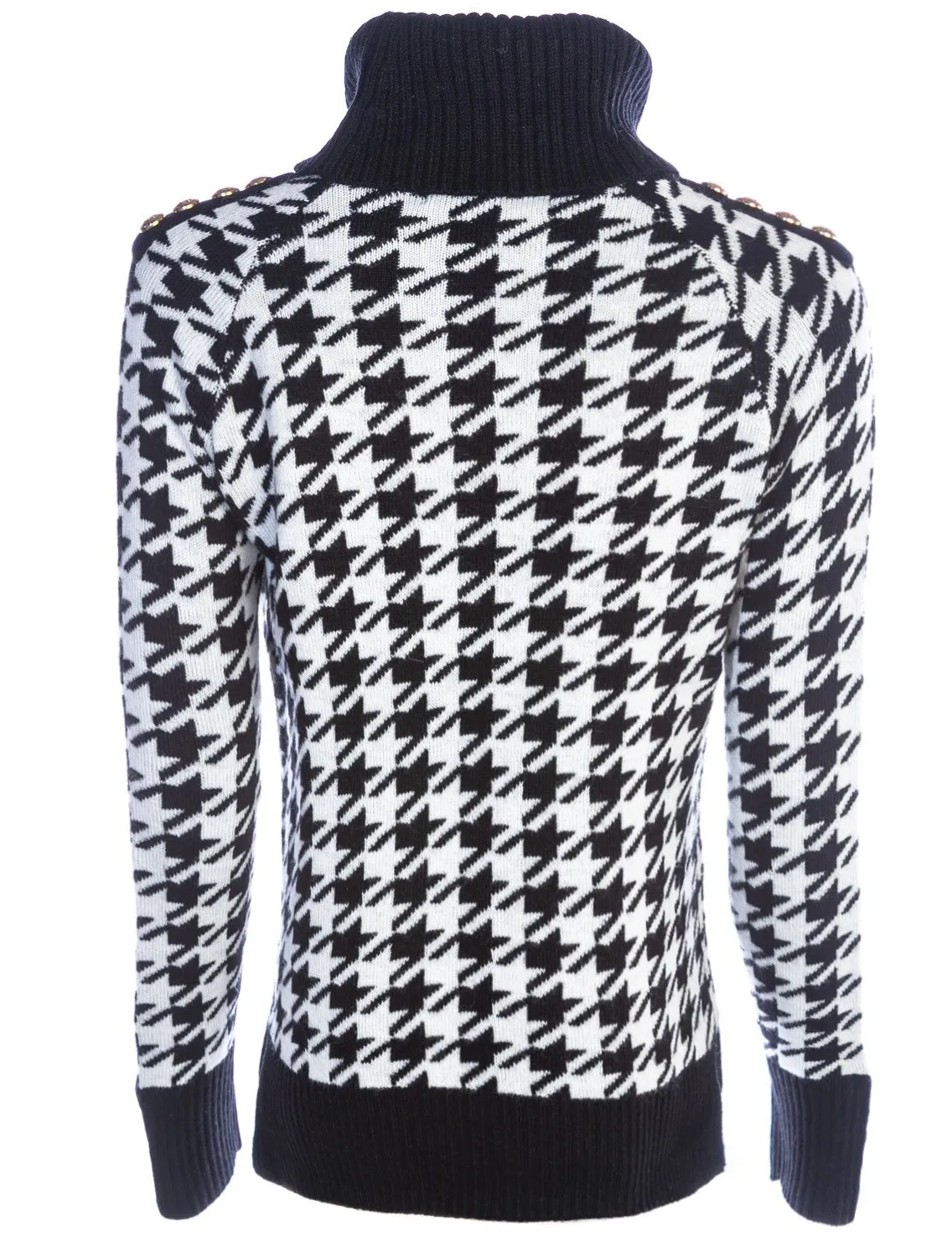 Holland Cooper Heritage Knit Ladies Jumper in Houndstooth