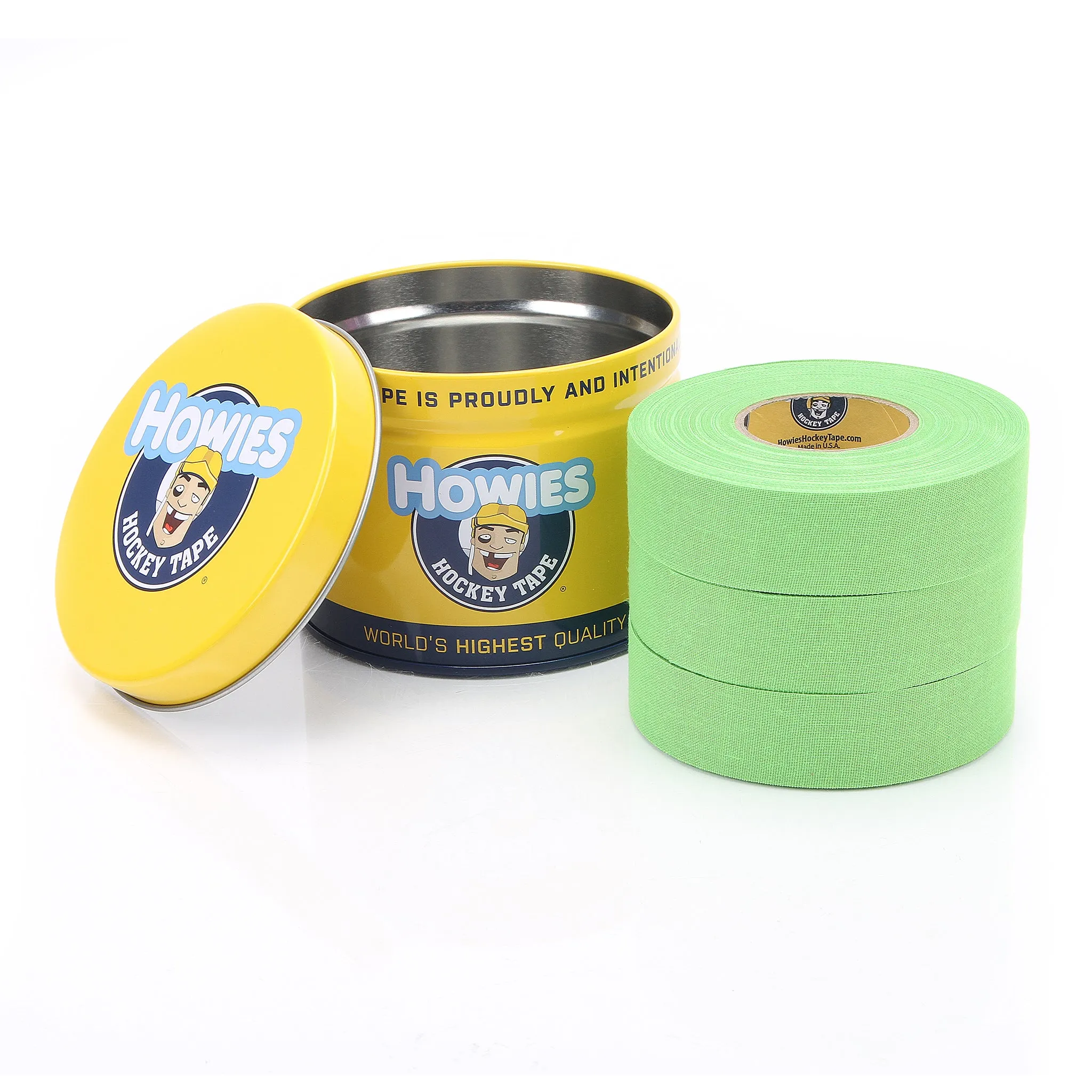 Howies Neon Green Cloth Hockey Tape