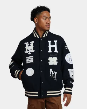 HUF 20 Year Classic H Varsity Jacket Navy