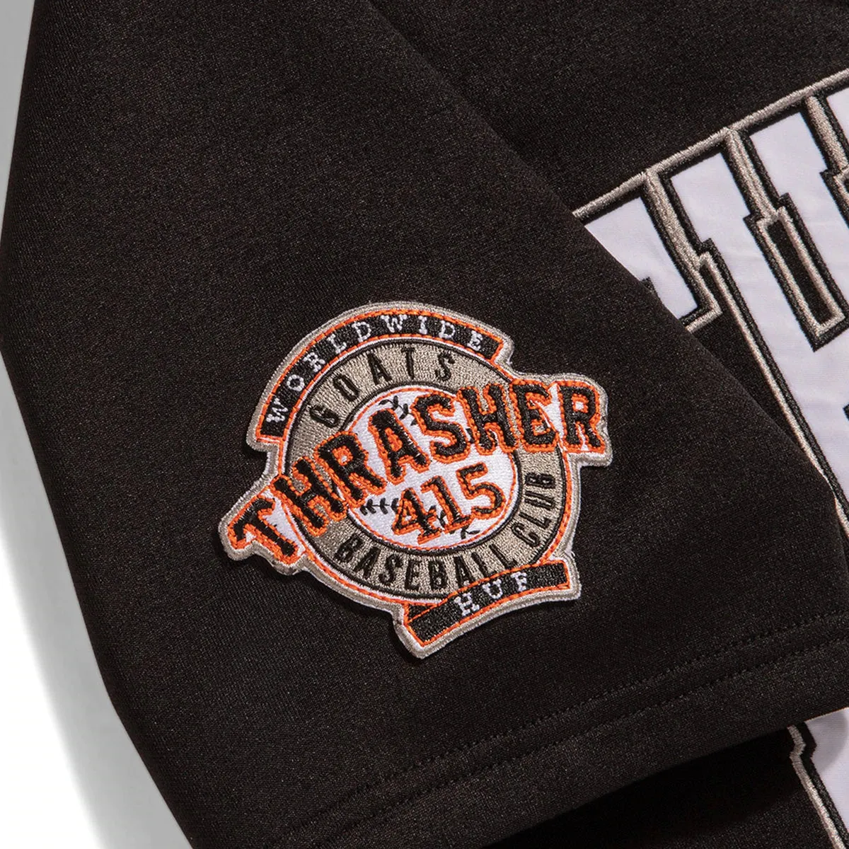 HUF x Thrasher Center Field Baseball Jersey