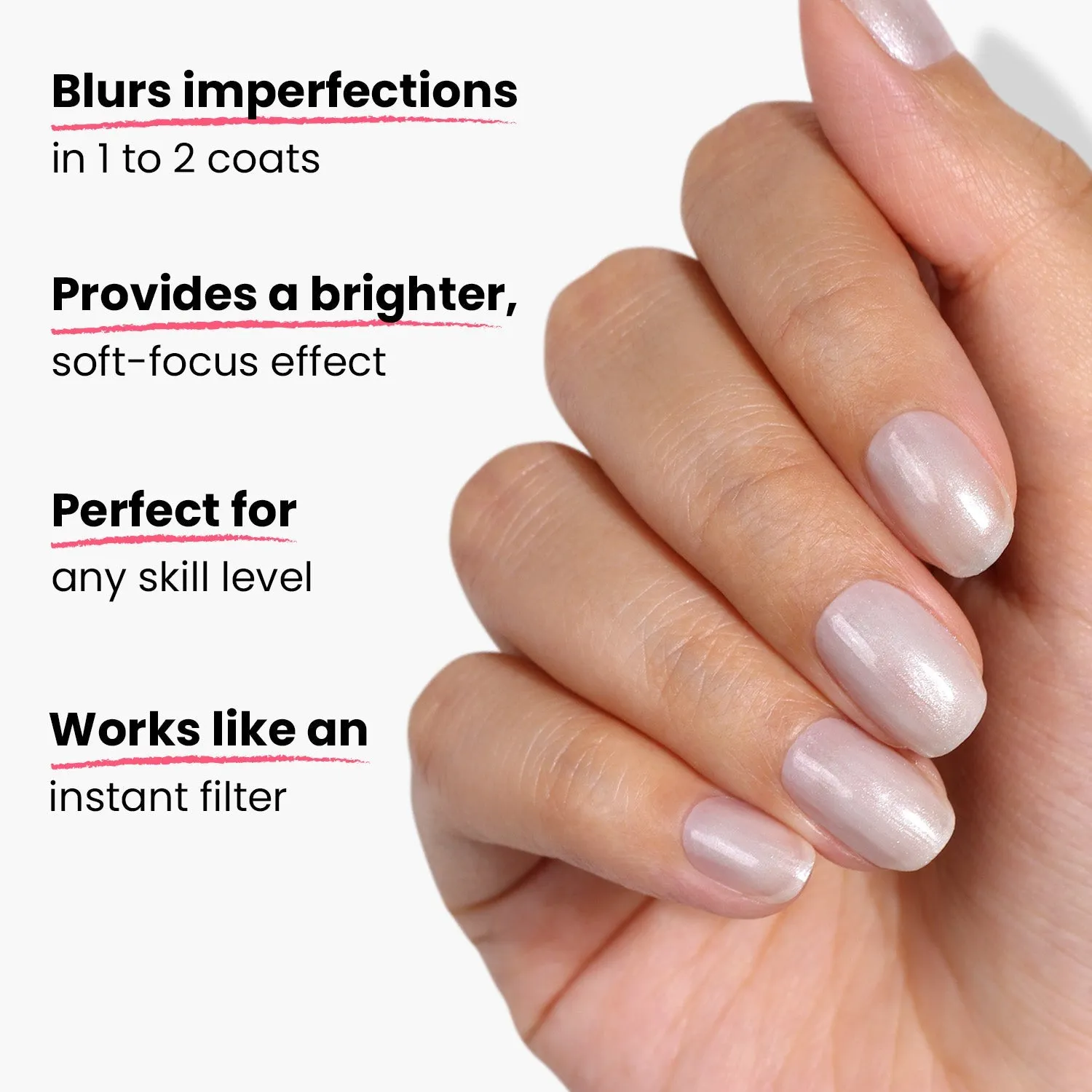 Illuminating Nail Concealer - Quartz | Nail Polish - Clean Beauty