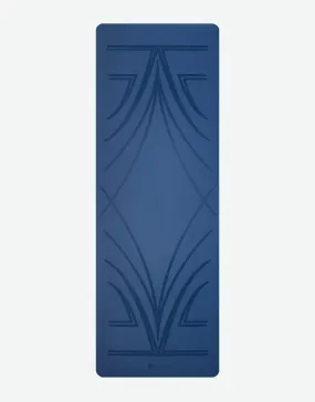 Infinity Yoga Mat - 5mm - Diamond Align Navy - The Best Yoga Mat for Workout & Exercises