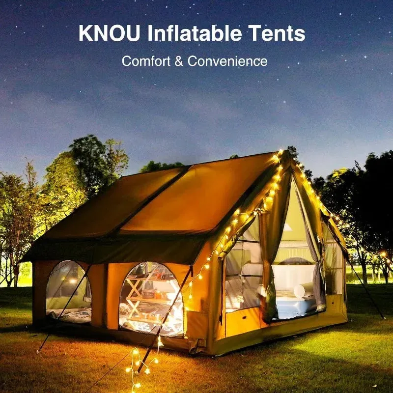 Inflatable Tent for Camping Large Blow Up Air Tents House, No Assembly Needed Luxury