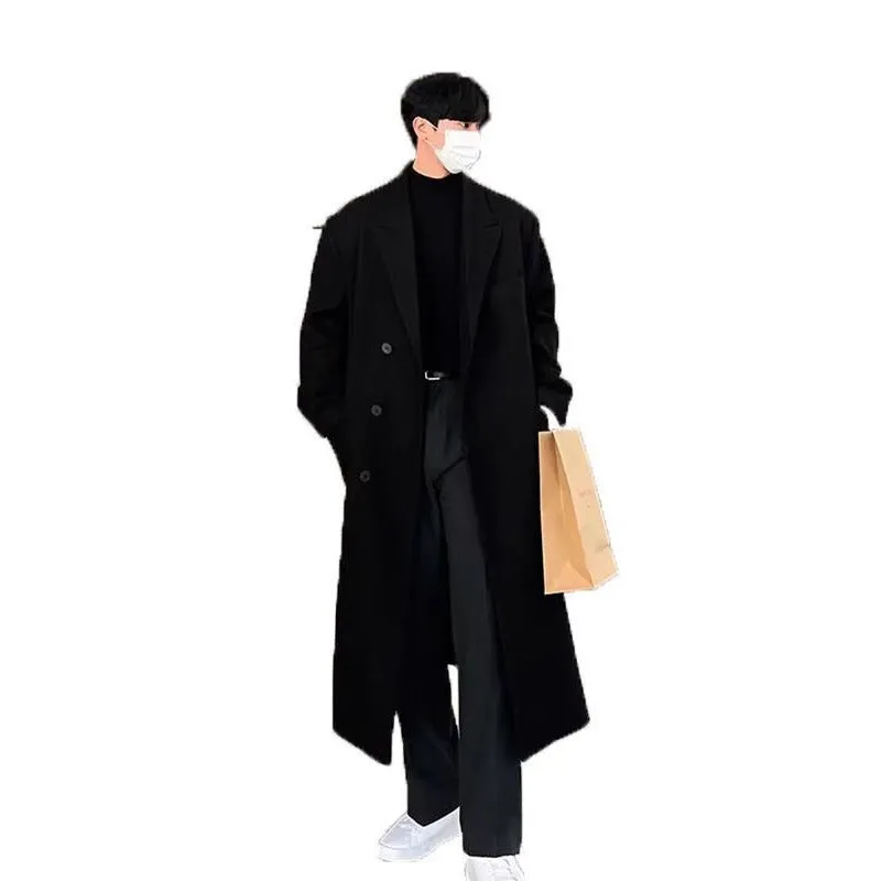 INSTOCK - Mid-length over-the-knee woolen coat