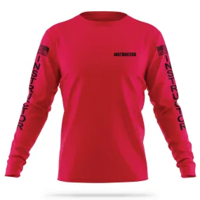 [INSTRUCTOR] Men's Utility Long Sleeve [RED/BLK]