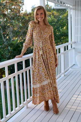 Jaase Solara Print Sabrina Maxi Dress