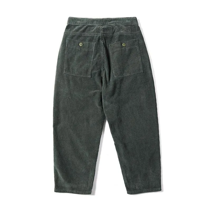 Japanese Retro Loose Fit Corduroy Pants