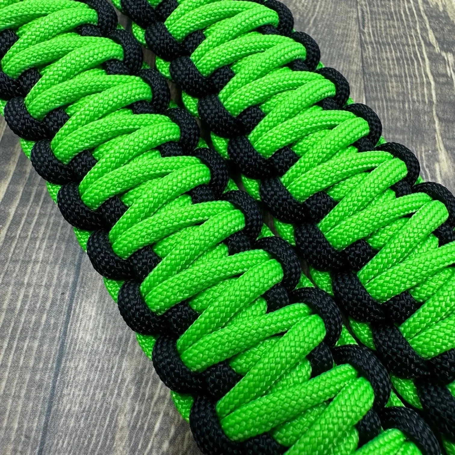 Krawlergrips Neon Green Paracord Grab Handle