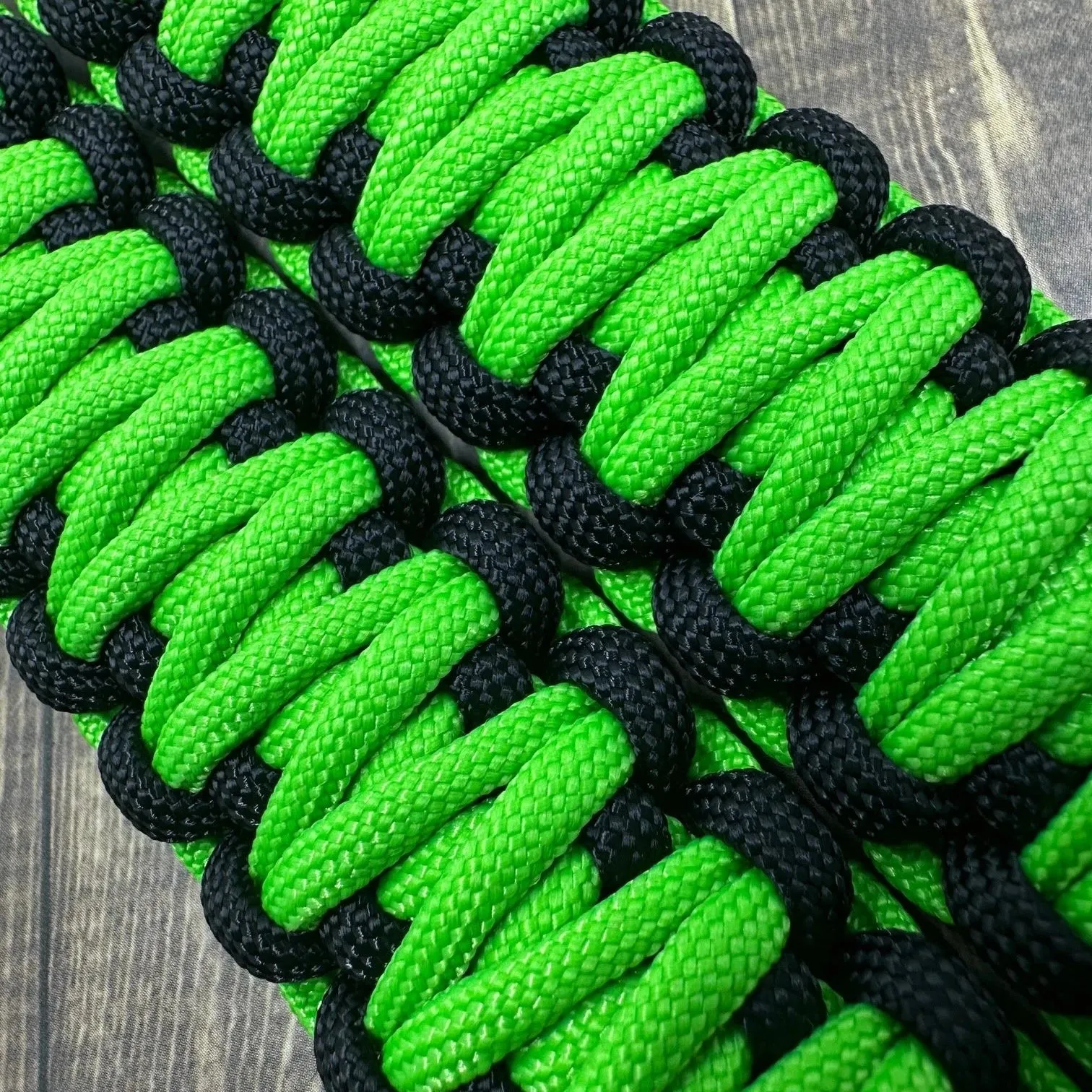 Krawlergrips Neon Green Paracord Grab Handle