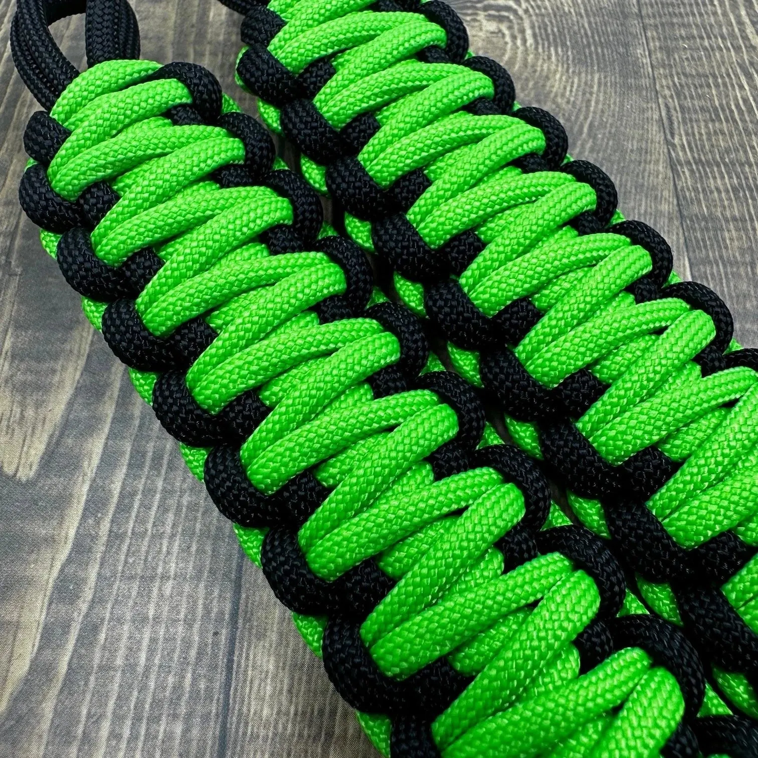 Krawlergrips Neon Green Paracord Grab Handle