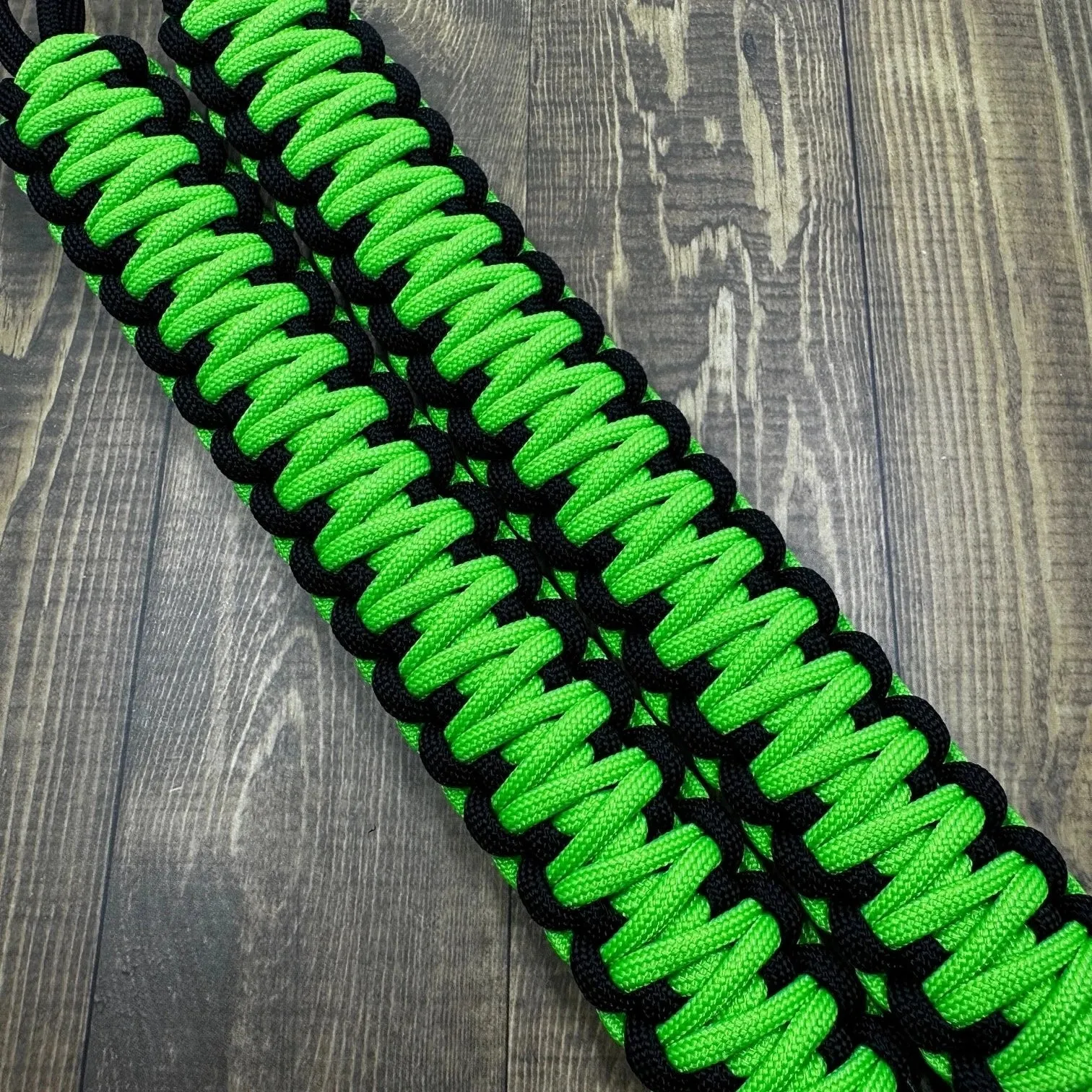 Krawlergrips Neon Green Paracord Grab Handle