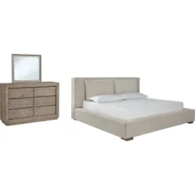 Langford-Exclusive 5 Piece Upholstered Bedroom