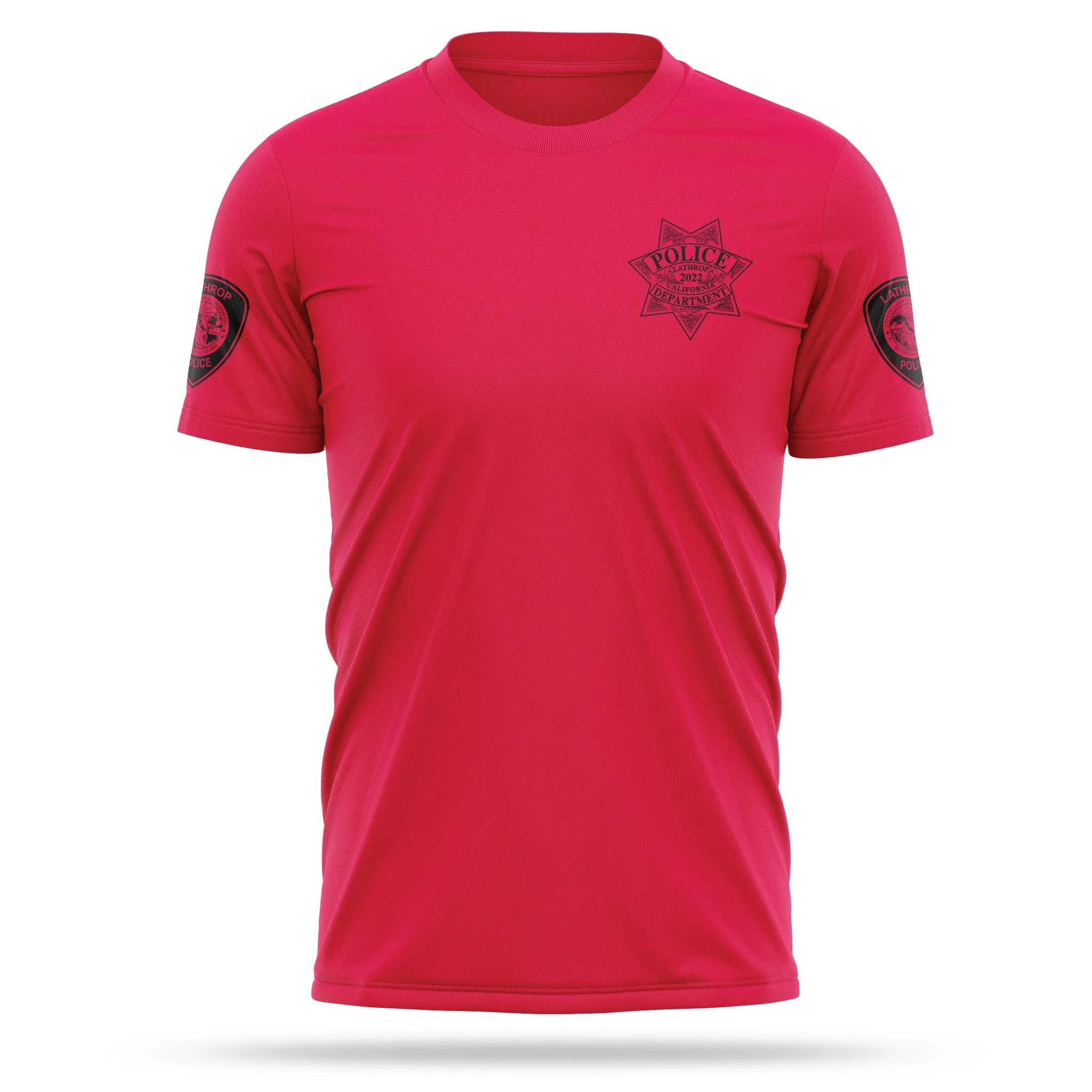 [LATHROP PD] Utility Shirt [RED/BLK]