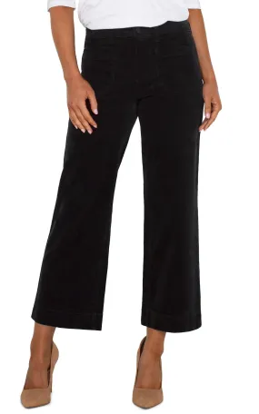 Liverpool LM4657CD7 Corduroy Crop Wide leg Pant