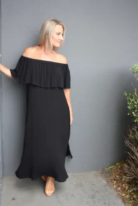 Love The Frill Maxi In Black