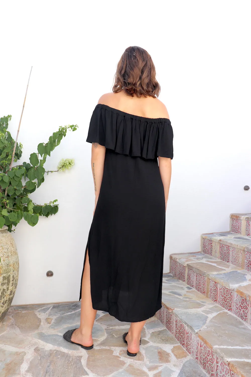 Love The Frill Maxi In Black