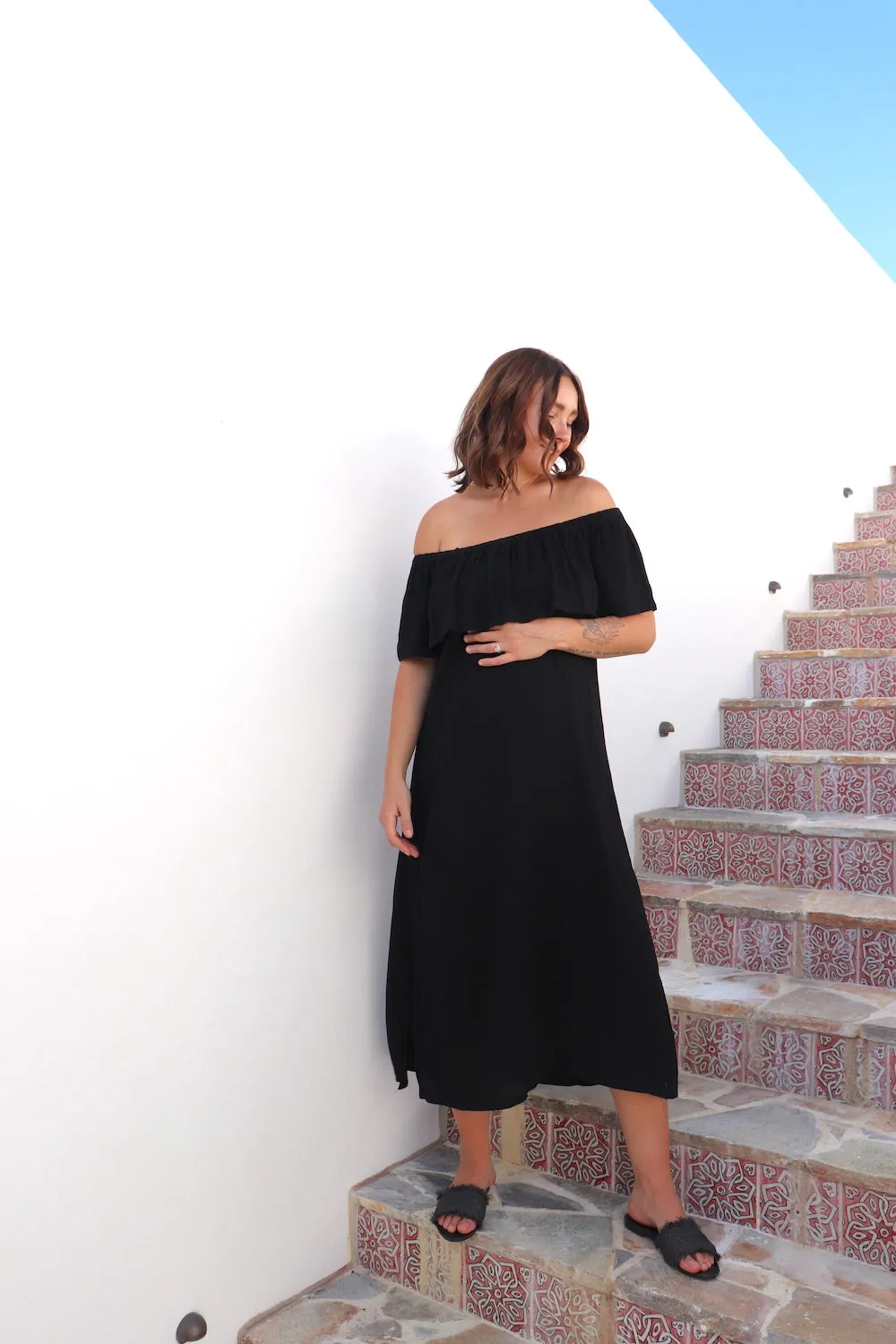 Love The Frill Maxi In Black