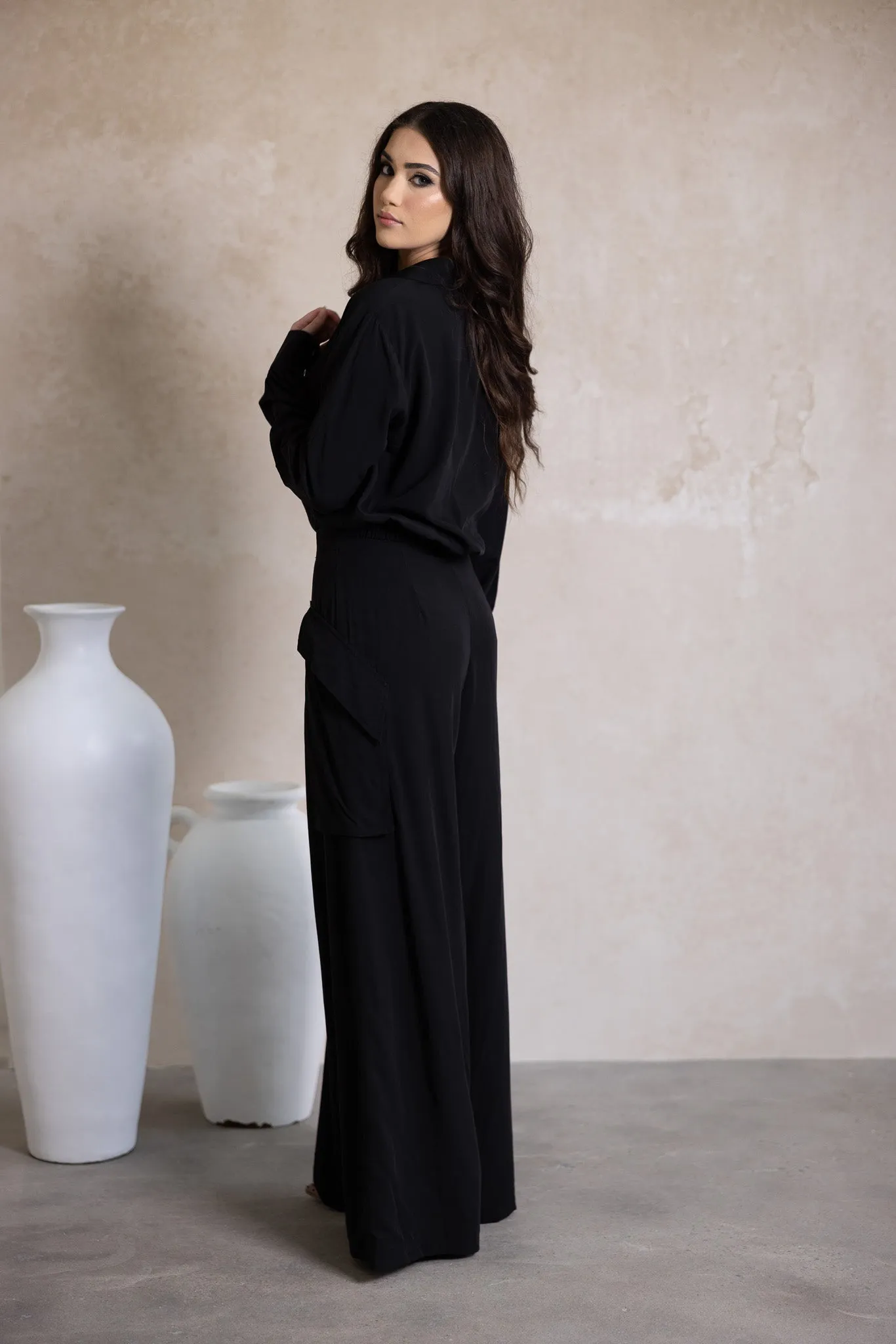 Lydia Pocket Wide Leg Pants