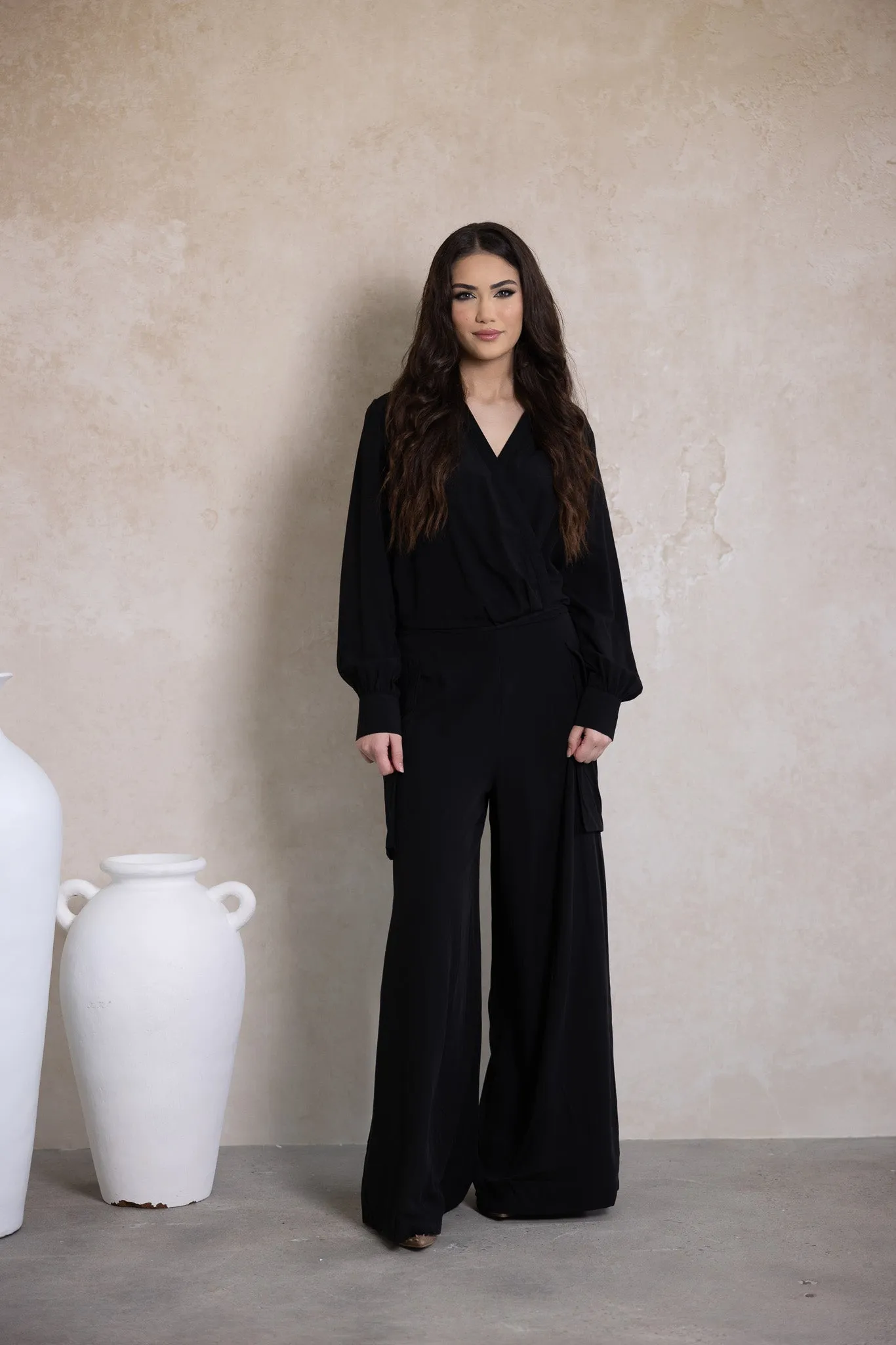 Lydia Pocket Wide Leg Pants