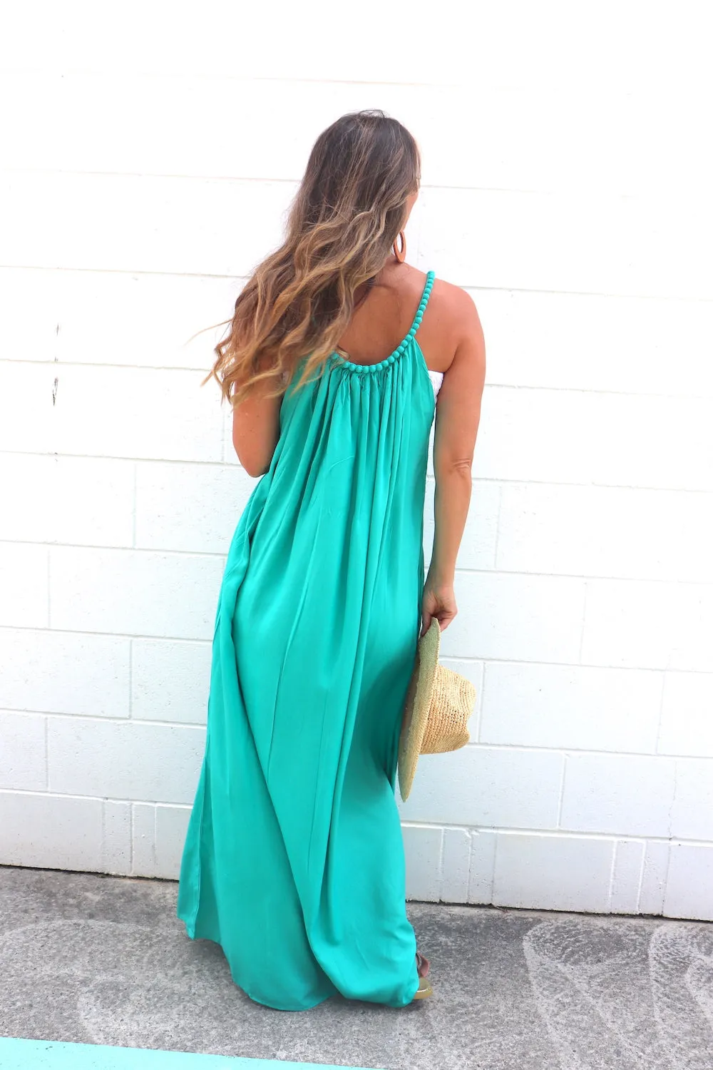 Mariah Maxi Dress In Summer Green