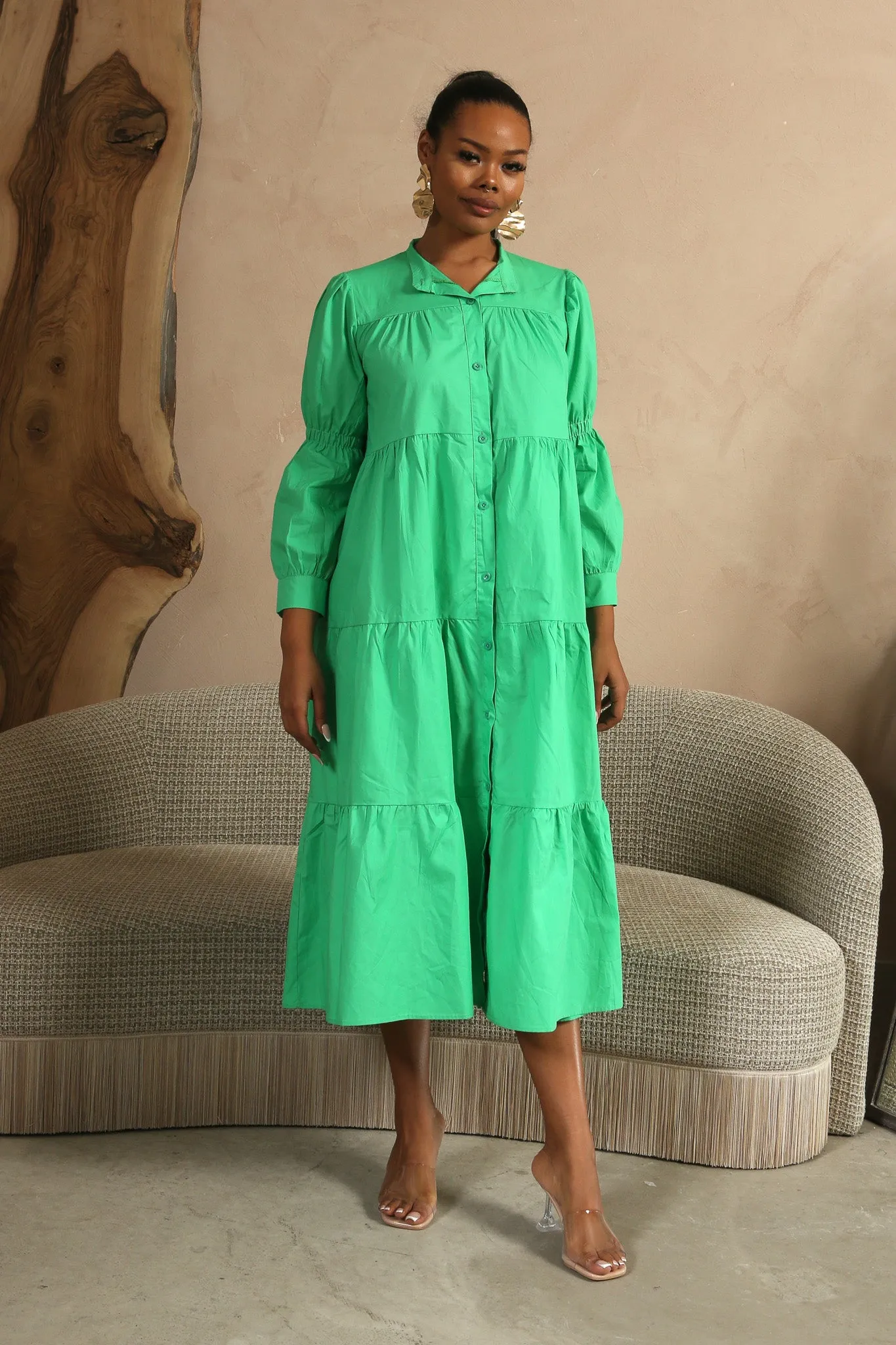 MARRAKESH SUMMER DRESS GREEN