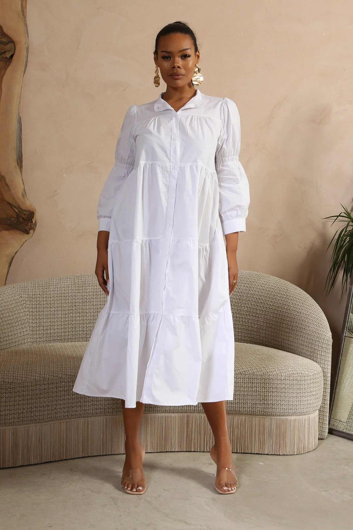 MARRAKESH SUMMER DRESS WHITE