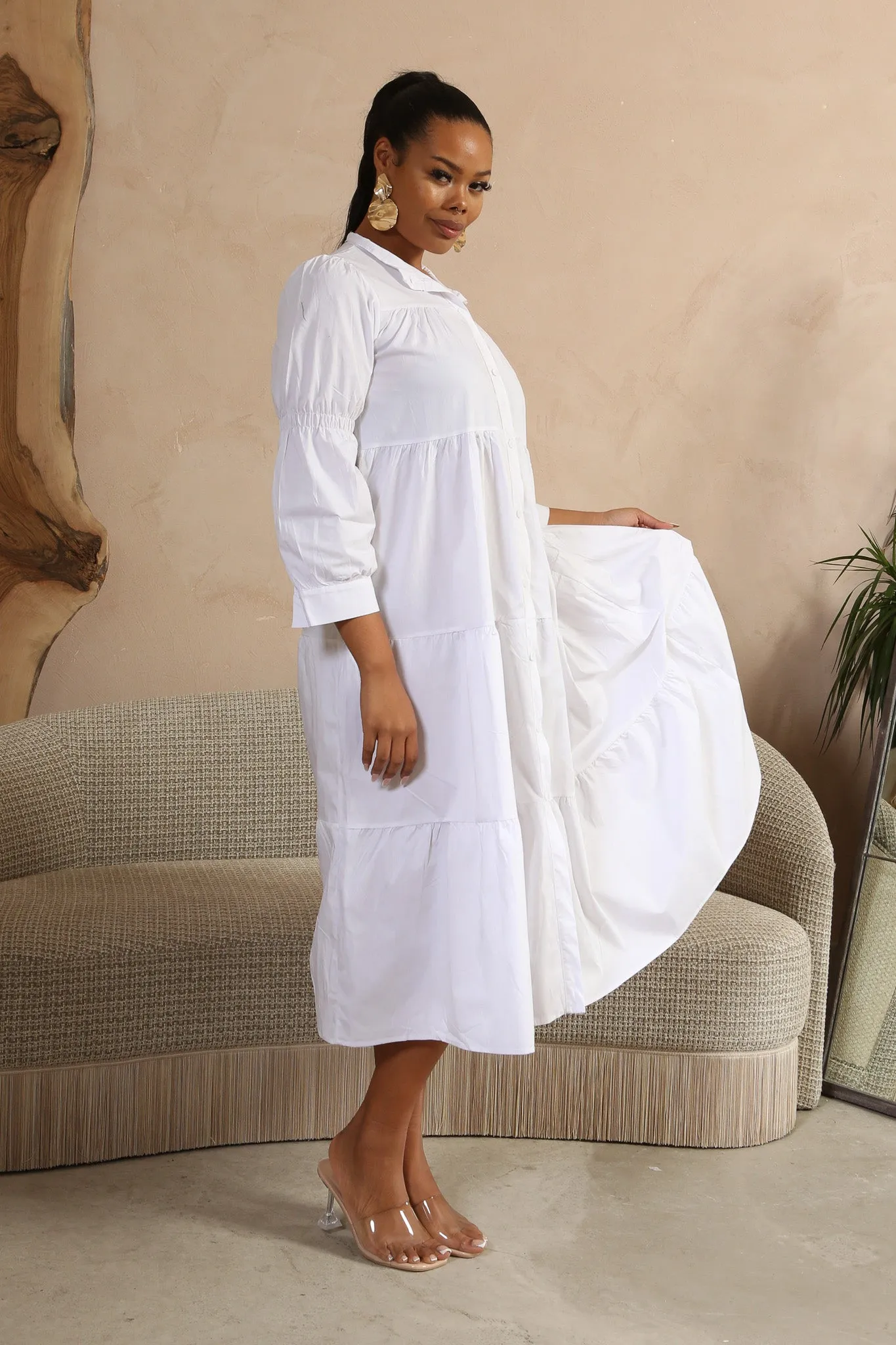 MARRAKESH SUMMER DRESS WHITE