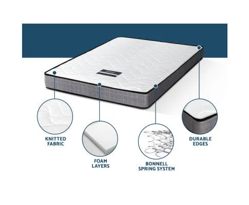 Mattress Medium Firm Mattresses Tight Top Bed Bonnel Spring 13cm