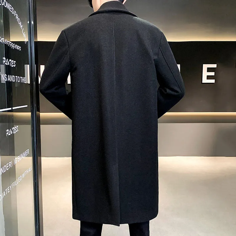 Men's Casual Mid-length Business Coat