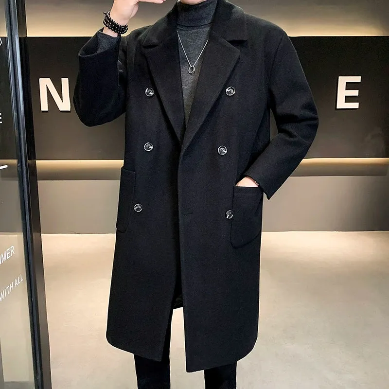 Men's Casual Mid-length Business Coat